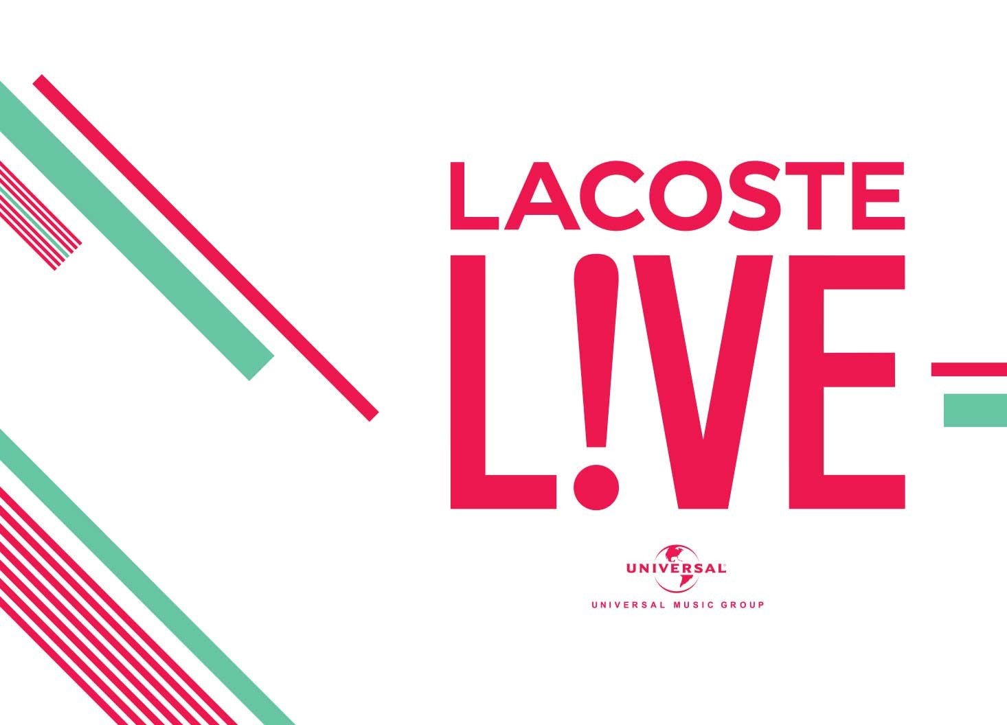 Lacoste L!VE x Universal Music- Hatch Design - Digital Creative Agency